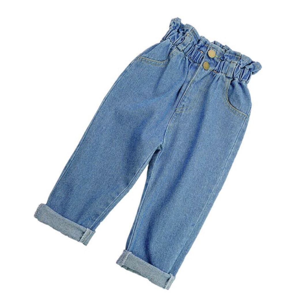 CELANA HIGHWAIST CELANA PANJANG JEANS ANAK 2-4 th Celana Panjang Anaka Jeans CELANA HIGHWAIST ANAK/CELANA PANJANG ANAK PEREMPUAN