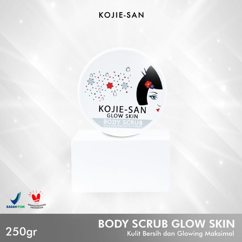 KOJIE SAN BODY SCRUB GOAT MILK/KOJIC/GLOW 250GR [𝗕𝗣𝗢𝗠]