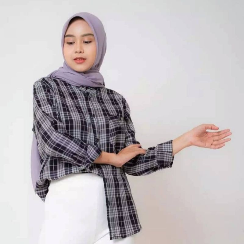 Kemeja Flanel Pria Unisex Long Slevee Casual Distro Premium Quality Baju Pria Murah Baju Flanel Pria