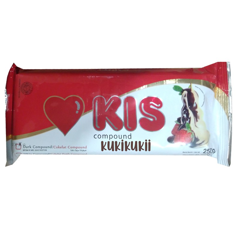 Coklat Batang KIS dark compound block  blok 250gr 250 gr 