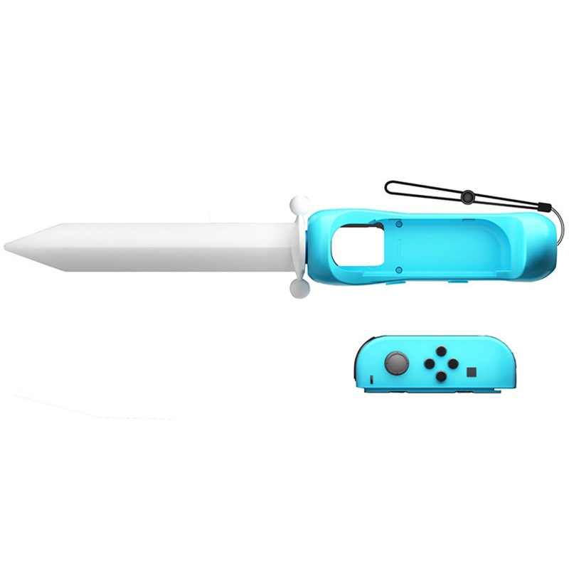 Btsg Glow Sword Untuk Switch OLED Sword Controller Holder Game Grip Glowing Pedang Game