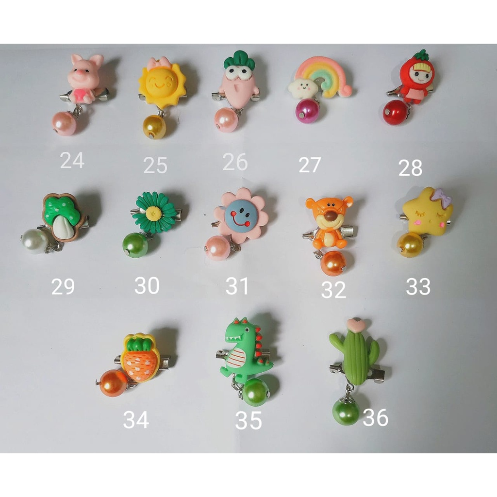 Bros Dagu Juntai Warna Warni / Bross Dagu / Bros Juntai Karakter-3