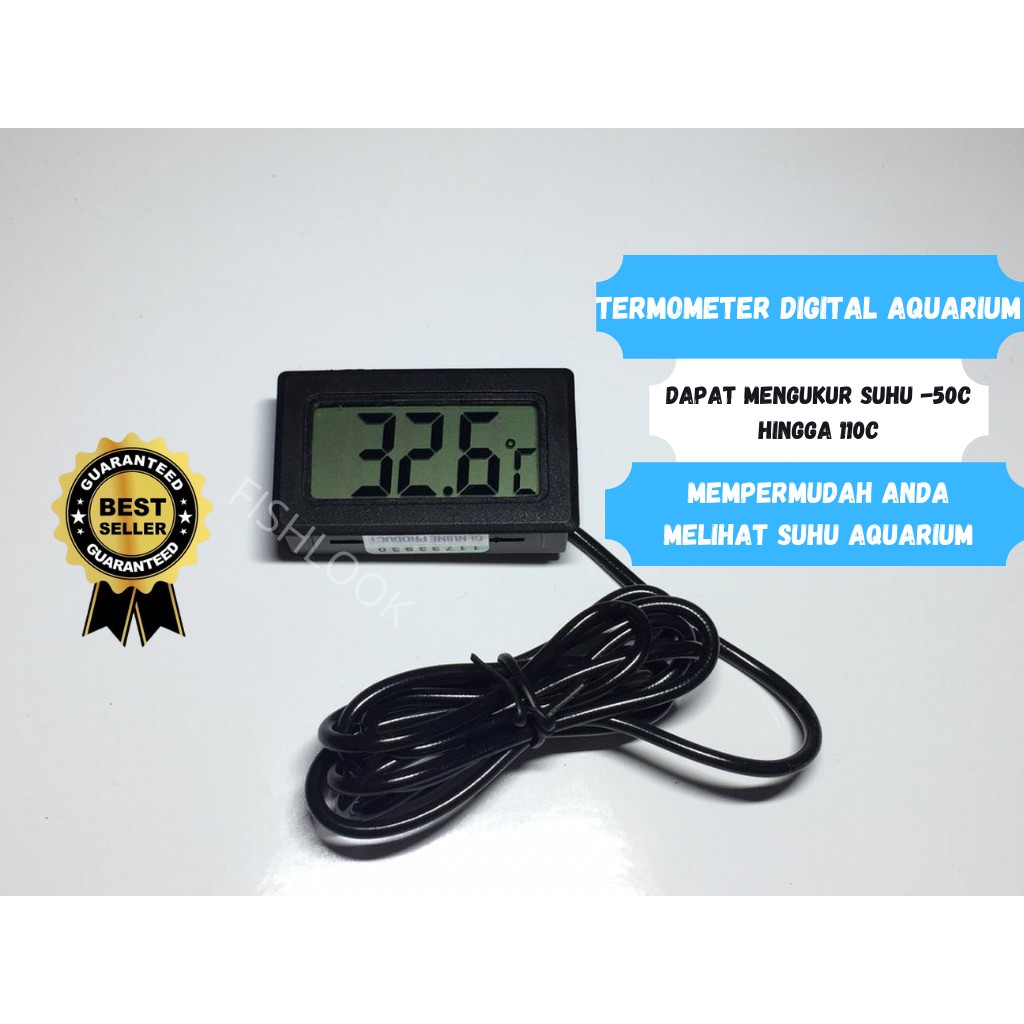 Thermometer Digital TPM-10 LCD Digital Aquarium Aquascape