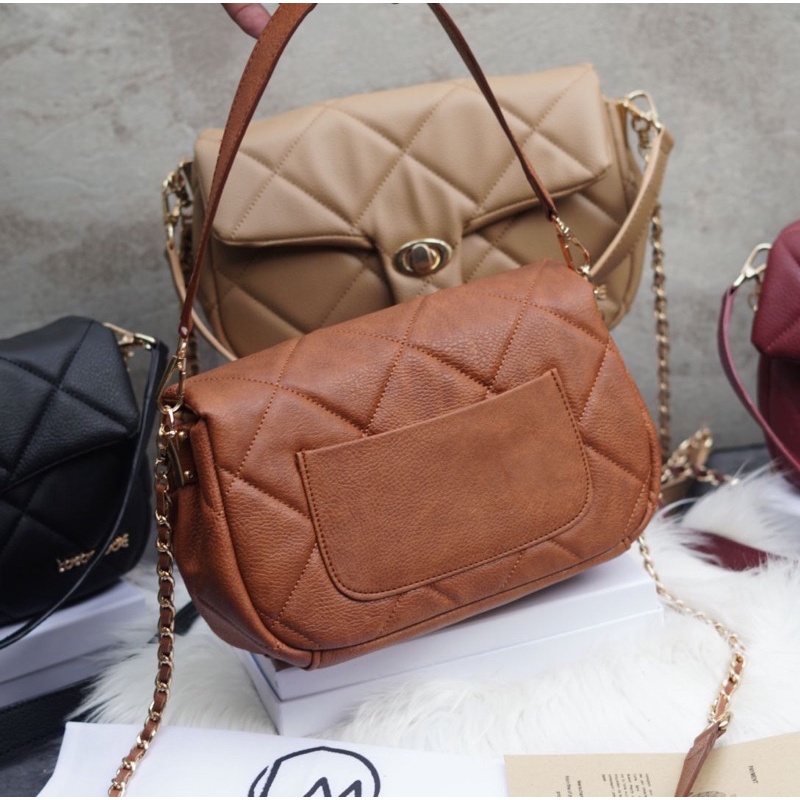 Tas Wanita Import Locamode Pillow Bordir