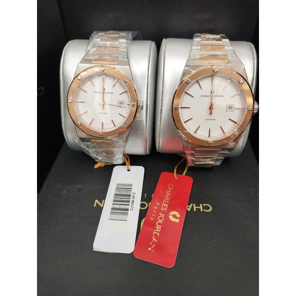 jam tangan couple charles jourdan CJ 1096