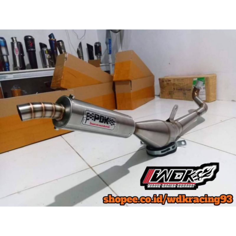 knalpot PDK f1zr, fizr, fzr, poswan, force 1, Y1100SS, Y125Z stenless steel