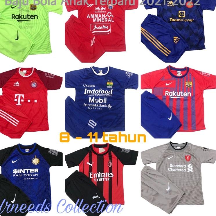 {VUV.10Jn22n} / BAJU BOLA ANAK 8 - 11 TAHUN / SETELAN BAJU BOLA ANAK2021 / SET BAJU BOLA ANAK LAKI L