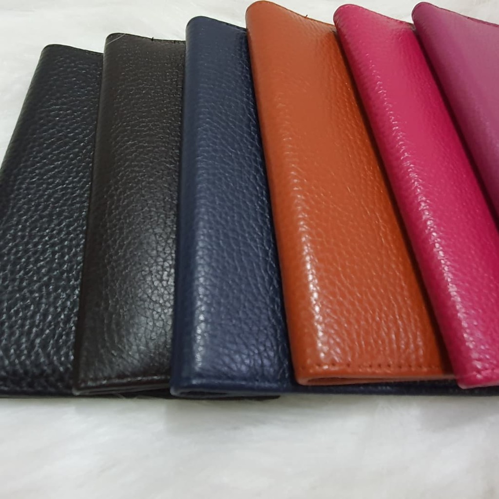 Plain Genuine Leather Passport Holder