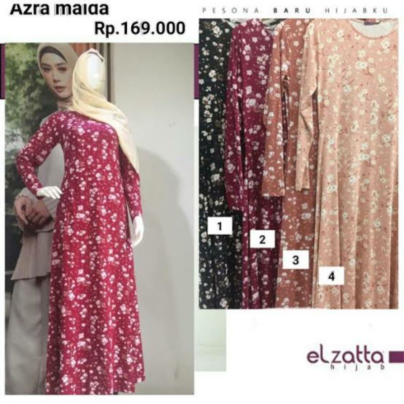 [ElzattaHijab] Gamis Elzatta Azra Malda