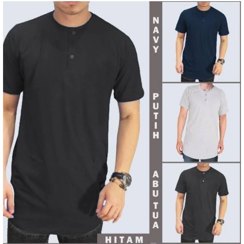 | Kaos muslim polos | free sablon nama / Tulisan | anak - dewasa | bahan combed 30s