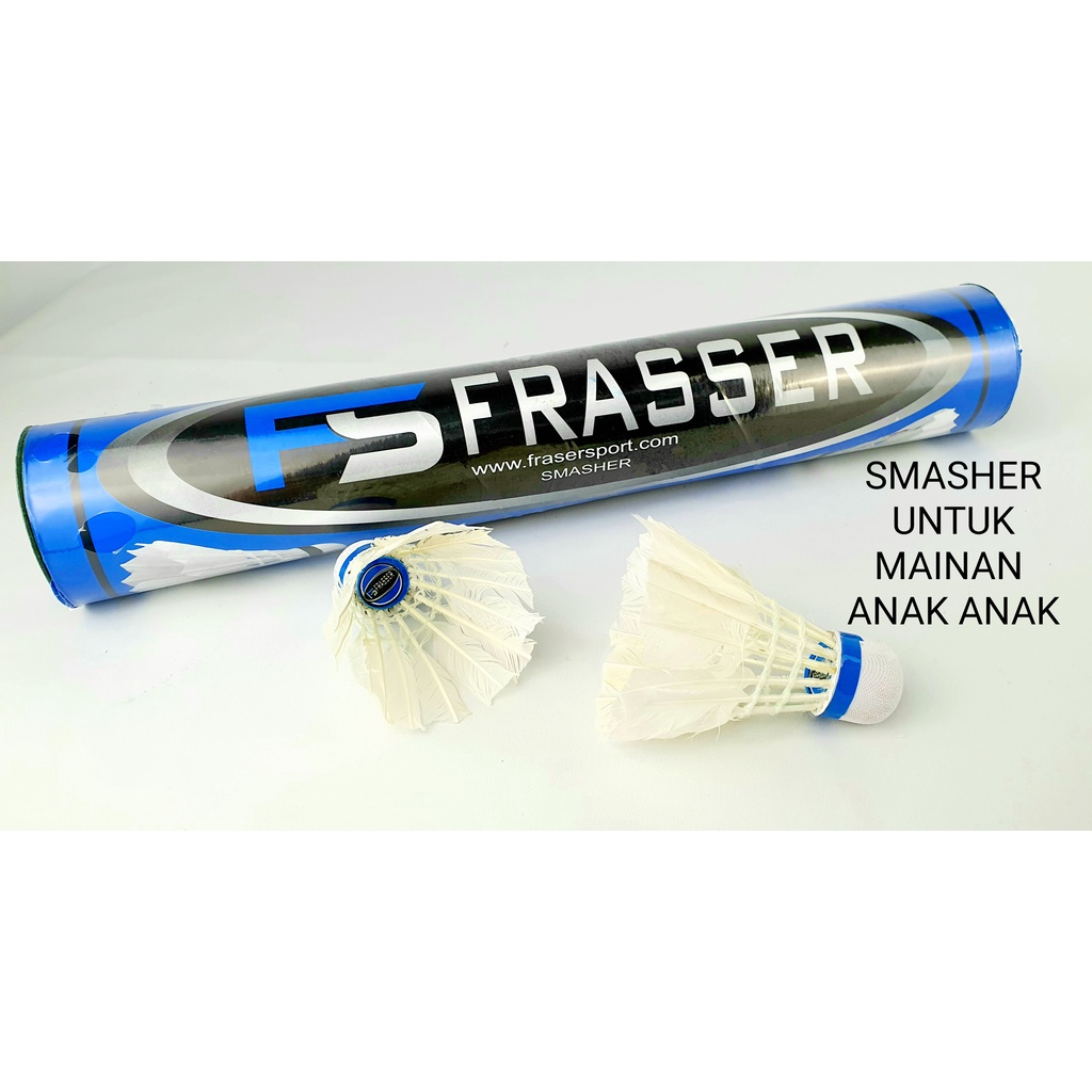 Frasser Shuttlecock Badminton Kok Bulutangkis Smasher Biru Sn