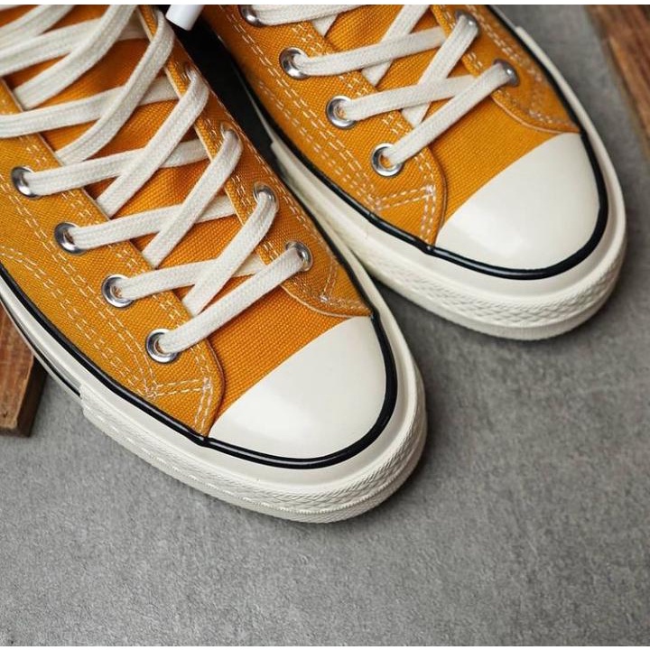 SEPATU CASUAL SEKOLAH CONVERSE ALL STAR CHUCK TAYLOR LOW CLASSIC 1 GRADE ORI KUNING T