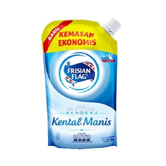 

susu kental bendera frisian flag full krim cream refil 545