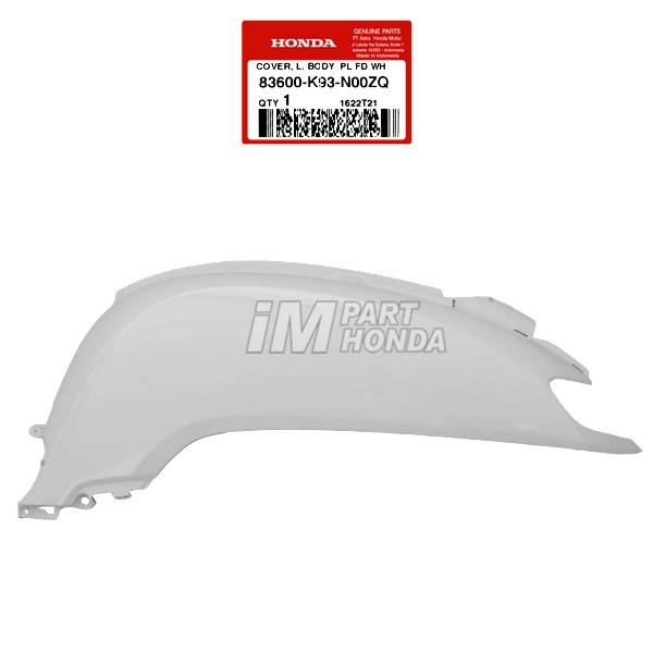83600-K93-N00ZQ Cover Body Kiri Scoopy eSP LED K93 Stylish 2017 - 2019 Putih Mutiara JKT
