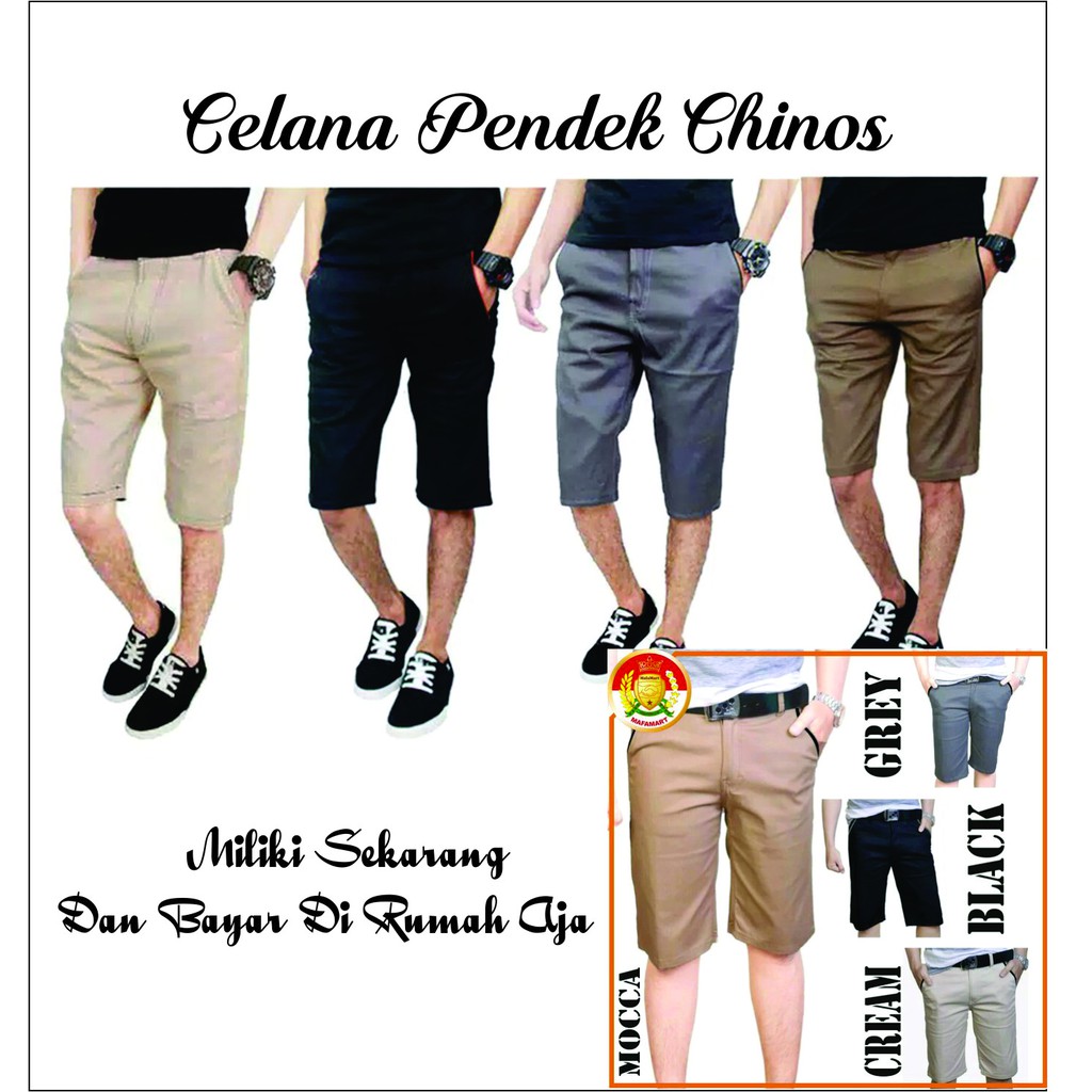 Celana Pendek Chinos Pria Harga Grosir Celana Distro Murah