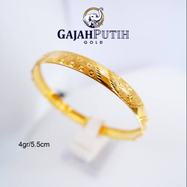 4gr Gelang Model Bangkok Batik Emas Asli KodeO24055