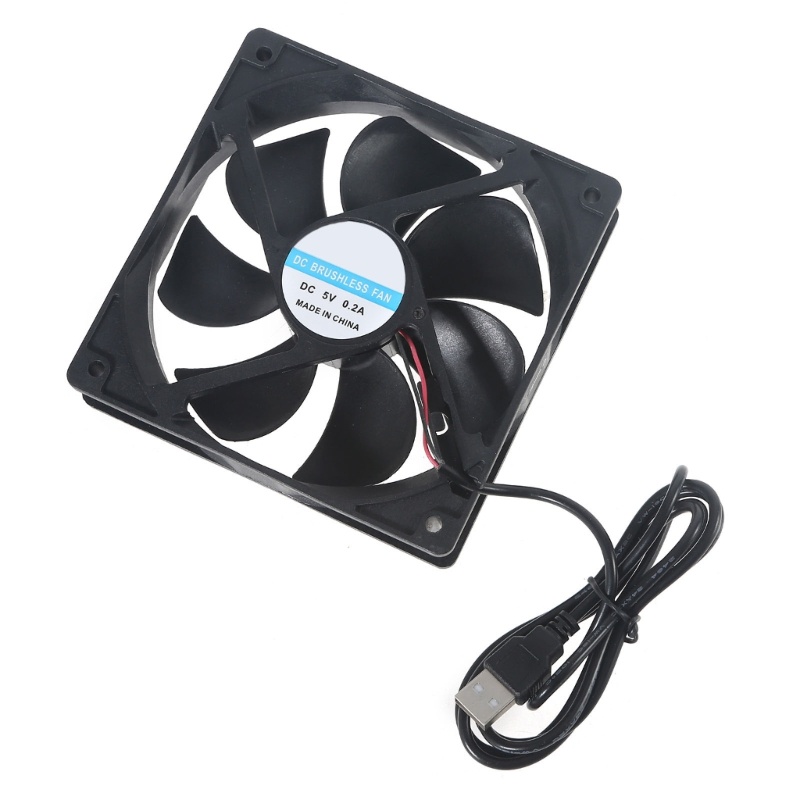 Bt 12x12x2.5cm USB Fan Cooler Untuk Komputer PC CPU Router TV Box Chassis Fans