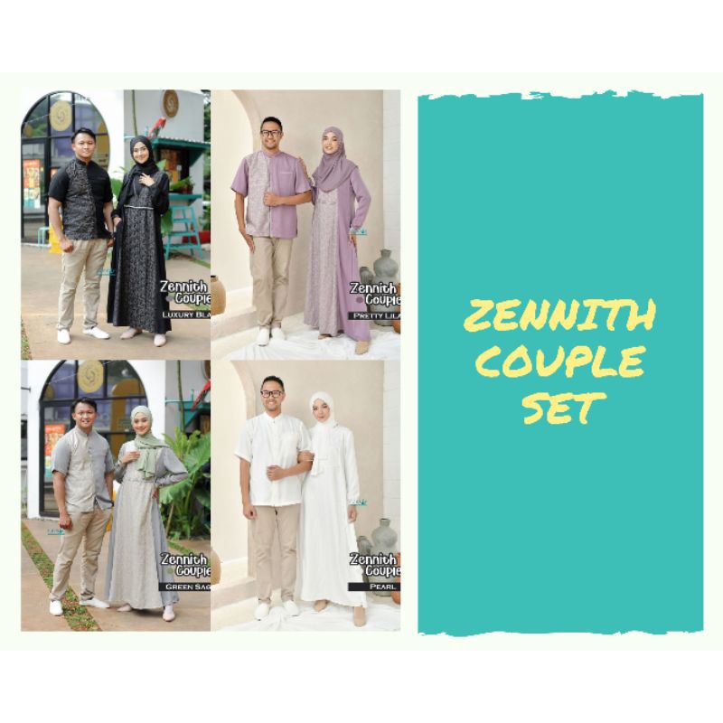 ZENNITH COUPLE SET | Gamis Lebaran | | Koko Lebaran | Gamis Hitam |
