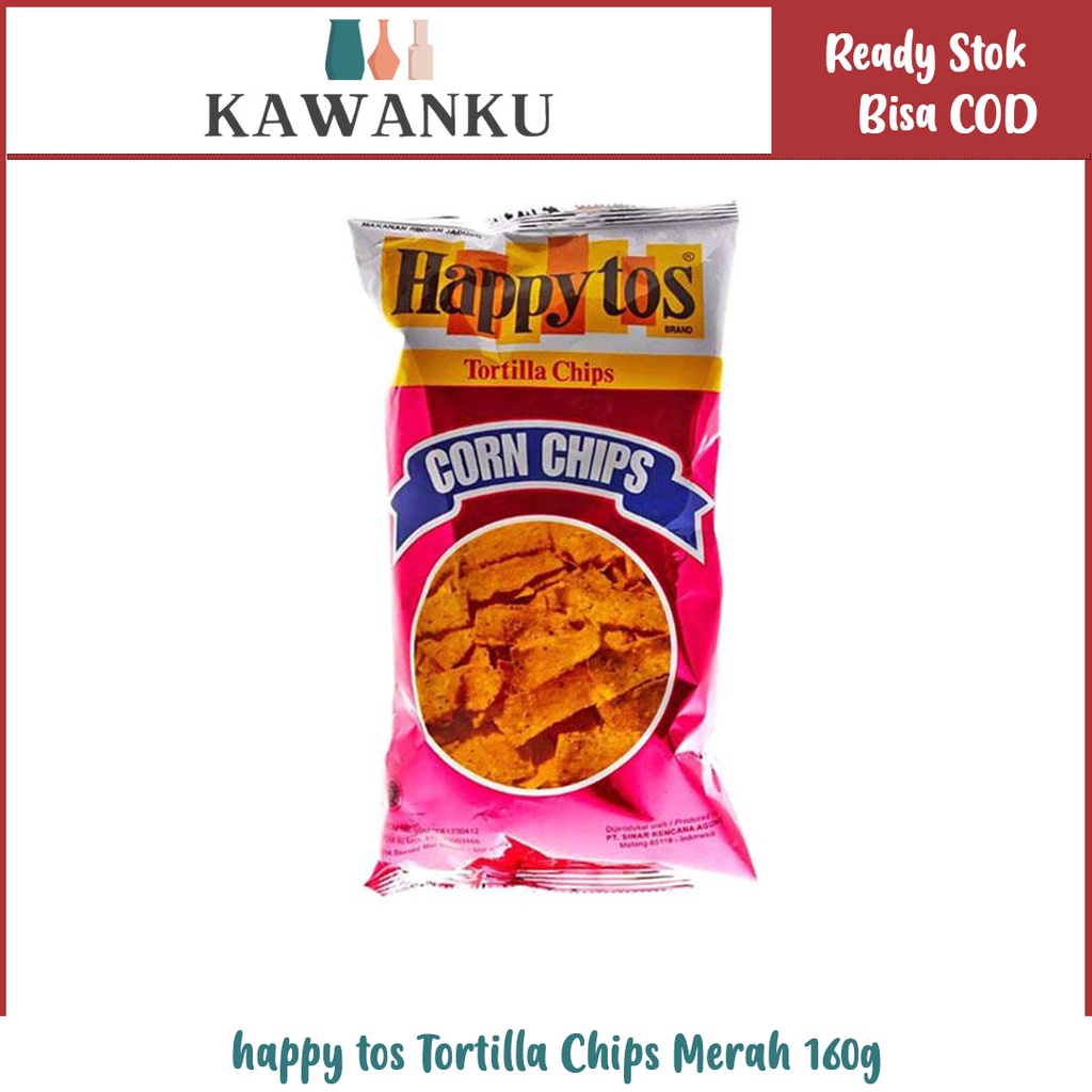 

happy tos Tortilla Chips Merah 160g