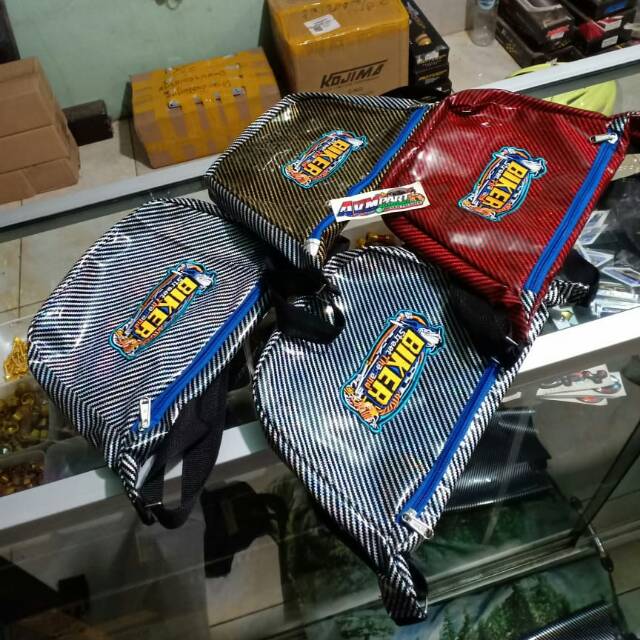 Kain jok Tas bikers tas kain jok karbon bikers