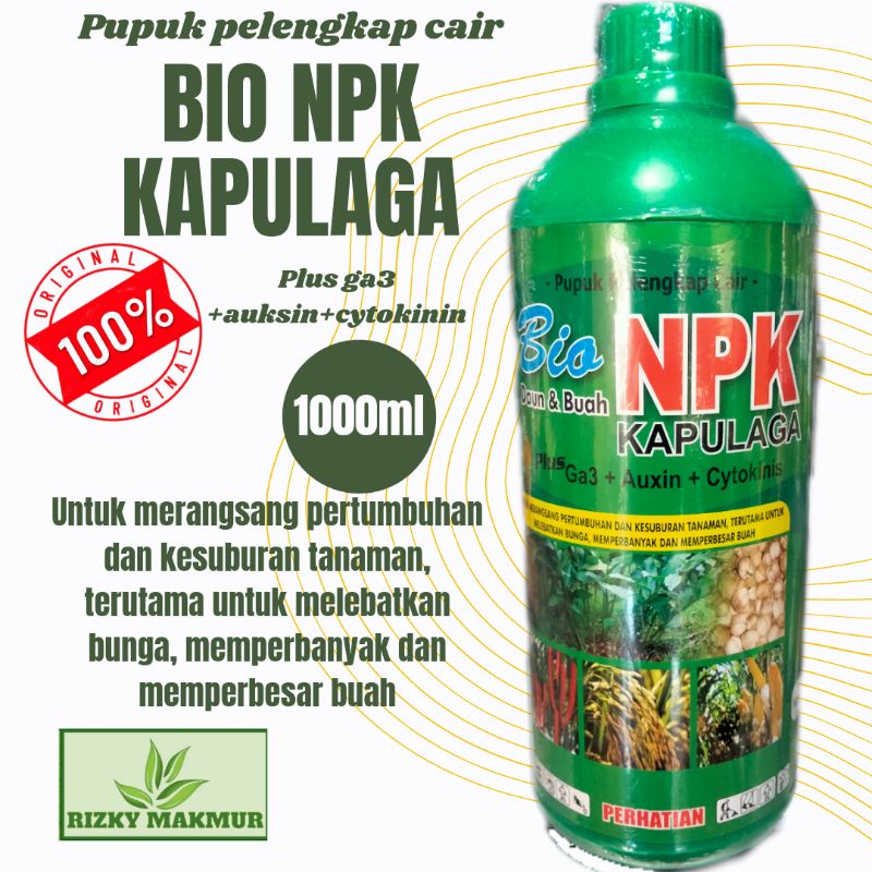 pupuk cair 1000ml, Bio Npk kapulaga