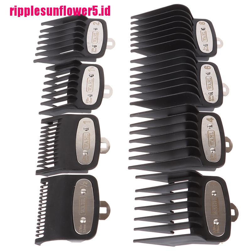 8pcs Sisir Panduan Ukuran Universal Untuk Alat Cukur Rambut