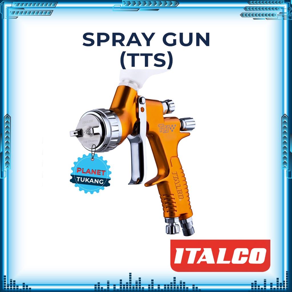 Spray Gun Paint ITALCO TTS-TE20 HVLP 1.3mm Premium Automotive ORIGINAL