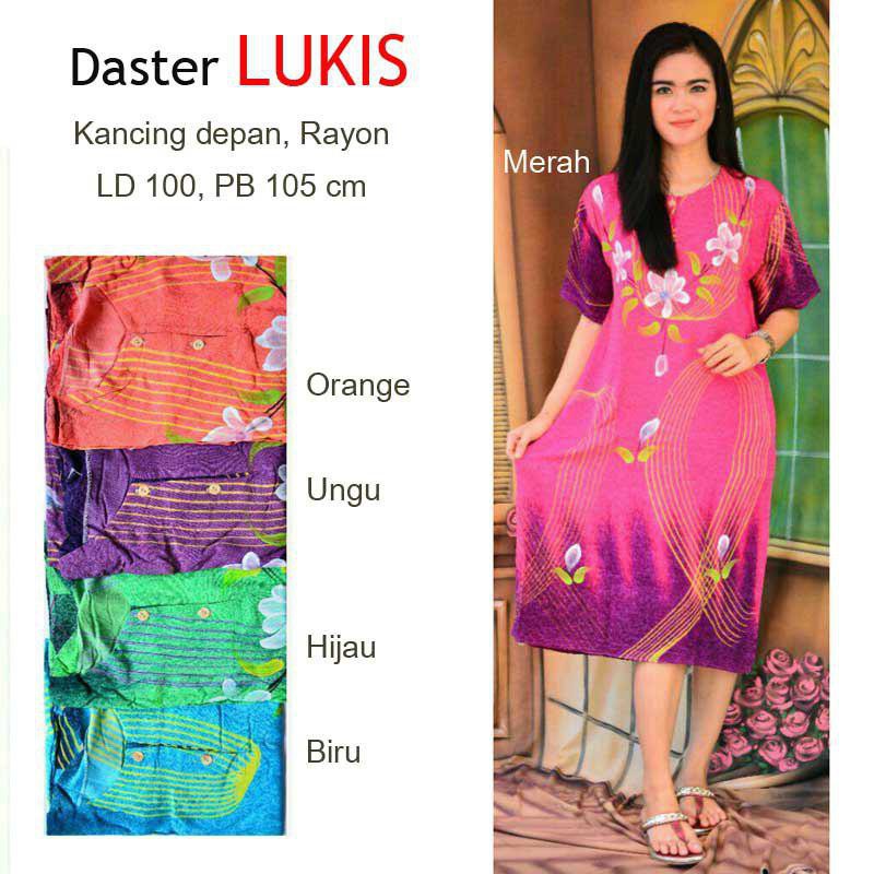 Grosir Daster Batik Pekalongan Daster Lukis Kancing Busui