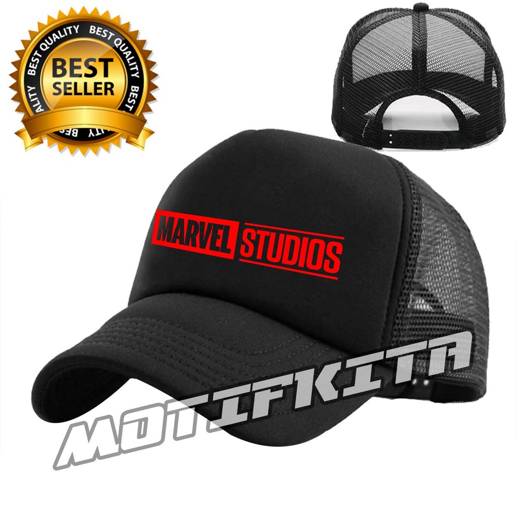 Topi Trucker Jaring MARVEL STUDIO SUPERHERO Murah Keren pria wanita MOTIFKITA
