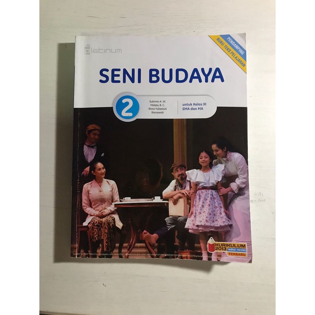 Jual Buku Seni Budaya SMA Kelas 11 XI Penerbit Tiga Serangkai BEKAS ...