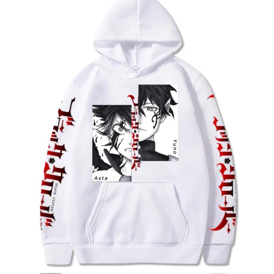 "COK.21My22r" jaket hoodie anak POLOS laki laki cowok pria ANIME BLACK CLOVER ASTA YUNO ANIME KARTUN