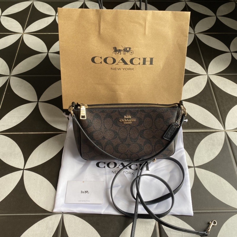 [ PRELOVED ] COACH TOP HANDLE / SLING BAG