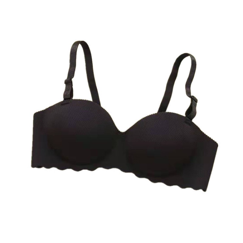 Sayishop Summer bra push up light and small chest gathered comfort simple bh-bra-121 Hitam