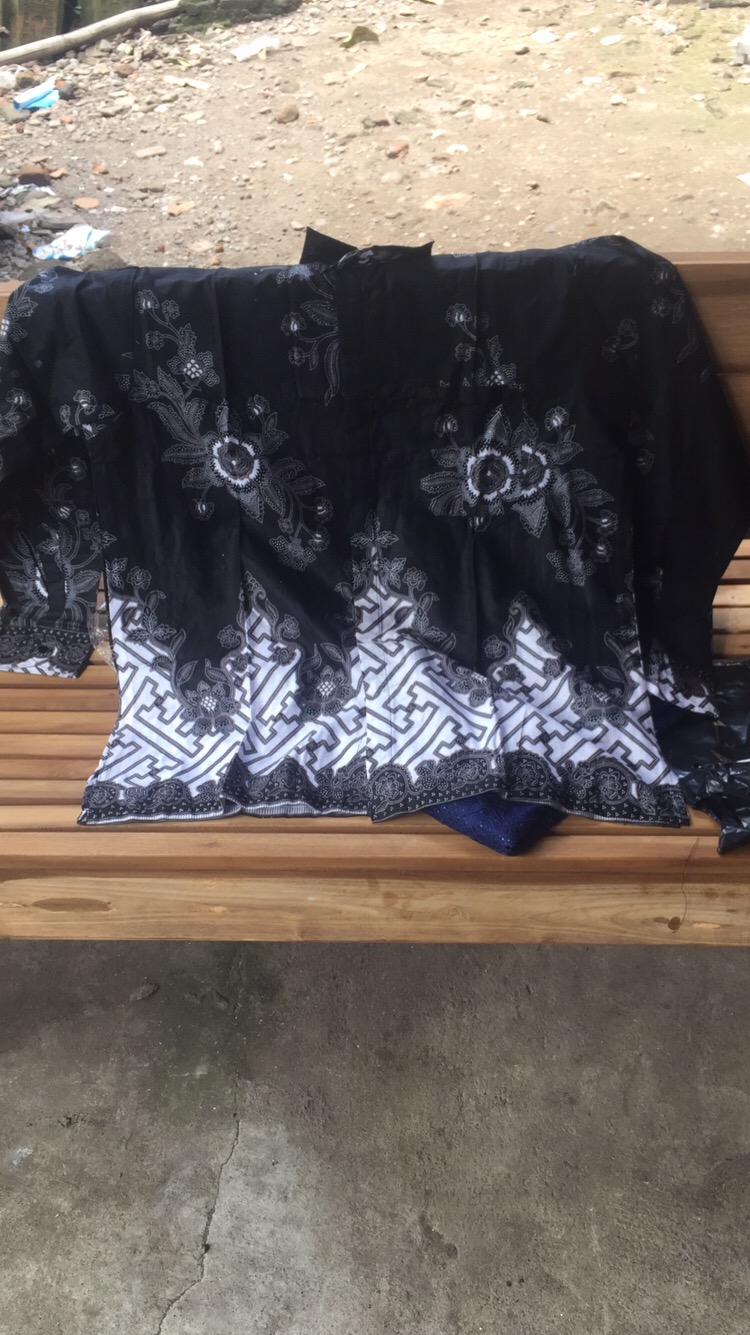 [termurah + Brokat Halus] Couple Batik Ori Hazanda Brokat Pager Bunga Monaka Free Selendang