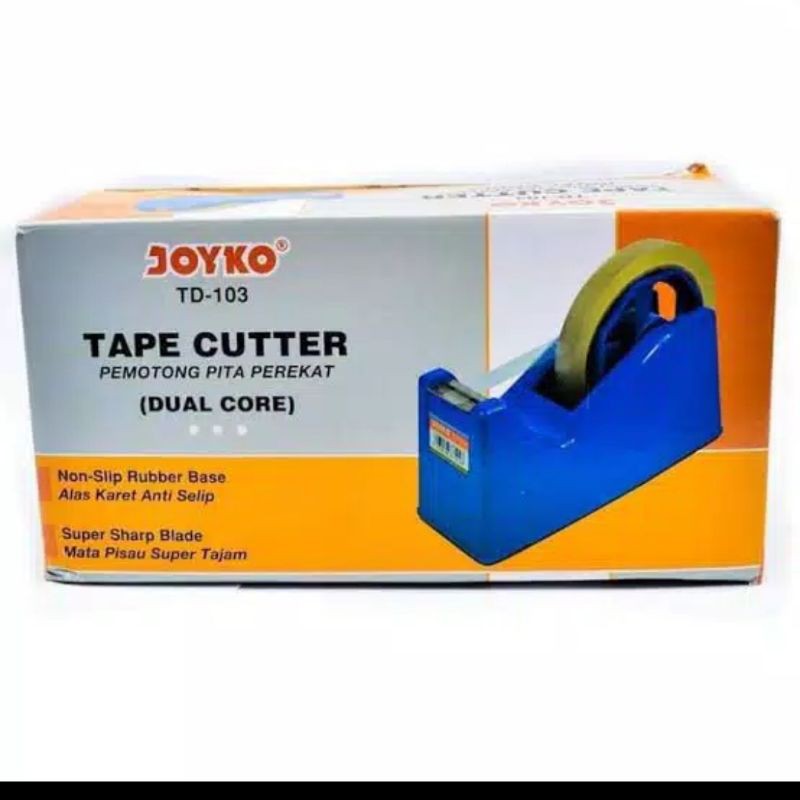 

Dispenser Isolasi Tape Cutter Pemotong JOYKO TD-103 (Dual Core)