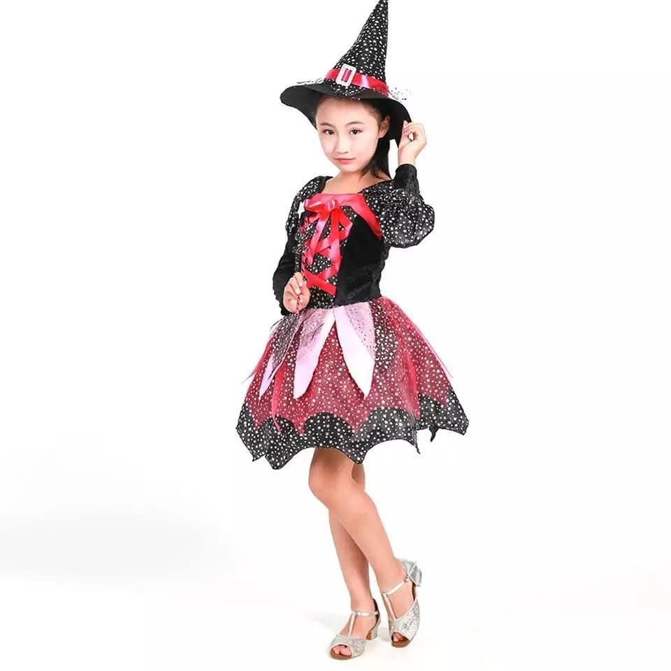 Halloween Costumes For 11 Year Old Girls - Jual Witch Girl Costume Indonesia|Shopee Indonesia