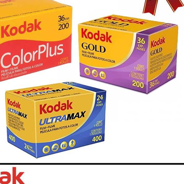 ✩ Kodak Ultramax 400 Gold 200 Colorplus 200 Expired November 2022 Roll Film Cetak Foto ✲