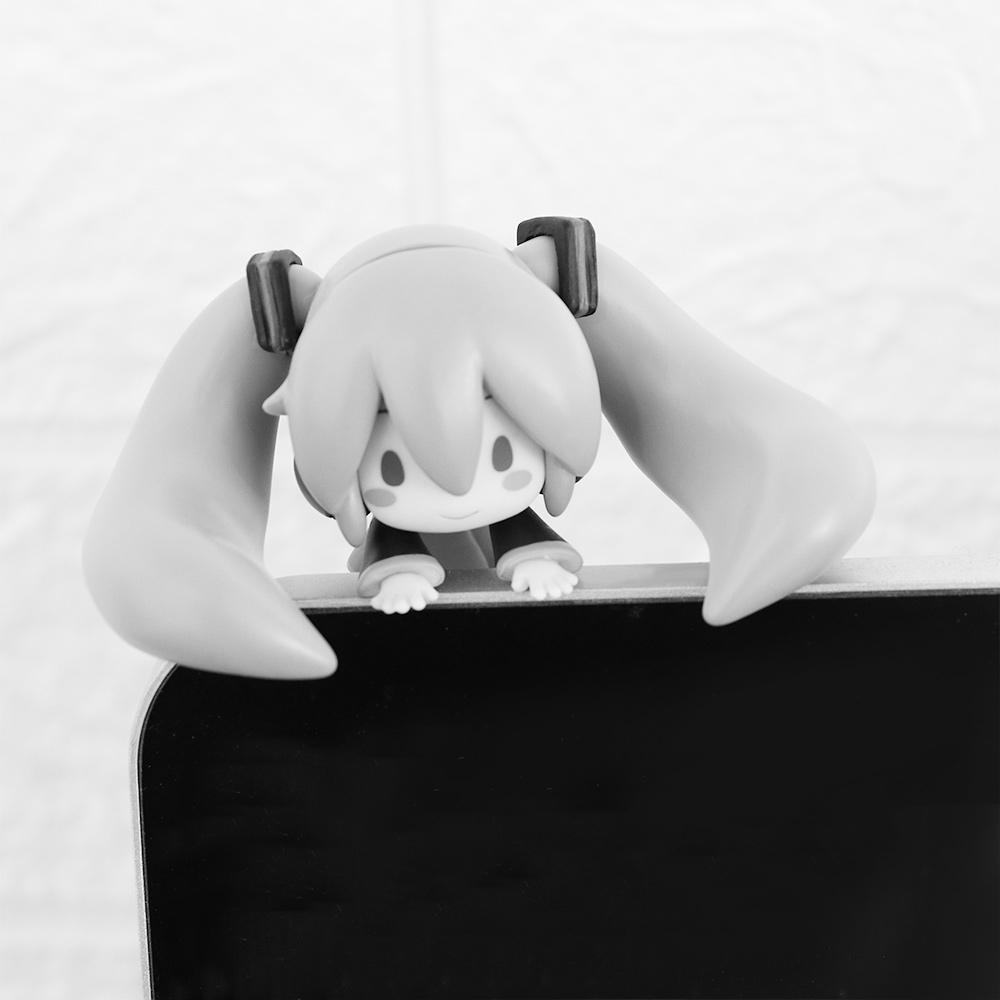 Needway  Hatsune Miku Hadiah Mainan Lucu Patung Miku Dekorasi Desktop Hiasan Rumah Gambar Anime