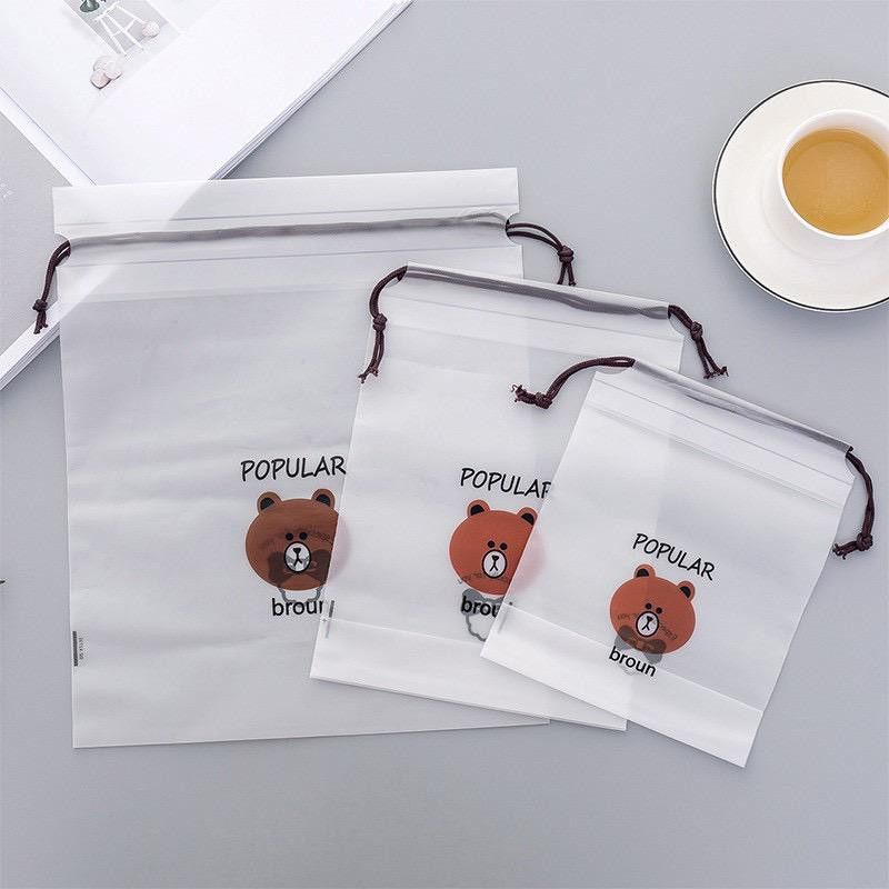 PT77 Pouch Serut Transparan Kecil