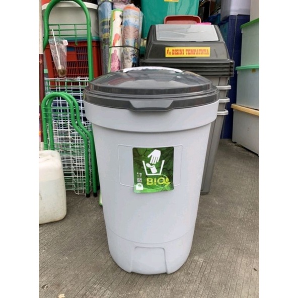 Jual Green Leaf Tempat Sampah Roda 120 Liter Tempat Sampah 120 Liter Roda Bio Earth Shopee 6950