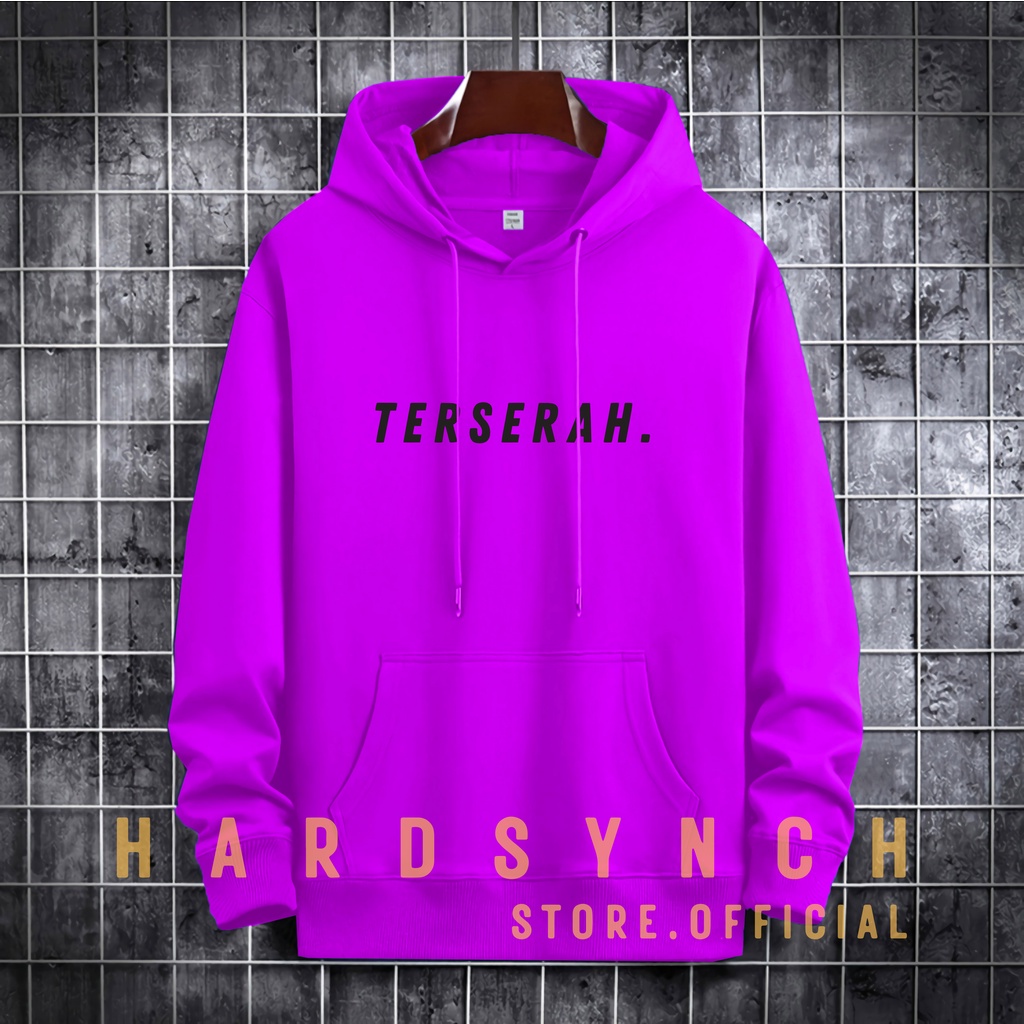 Sweater Hoodie Terserah Unisex ( Pria &amp; Wanita ) Premium Quality S-XXL Cotton Fleece / Sweater Korean Style / Sweater Hoodie / Sweater Polos / Sweater Wanita / Sweater Pria / Sweater Hoodie Distro Original