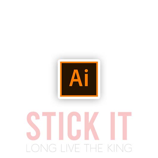 

Stiker sablon setrika DTF kaos baju sticker vinyl ai adobe ilustratos desainer 3