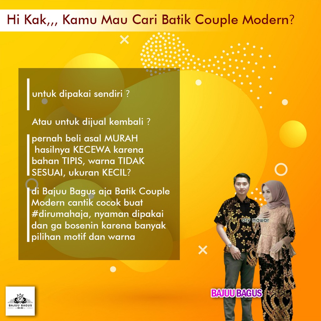 BATIK COUPLE KEBAYA BROKAT MARLENA SELENDANG