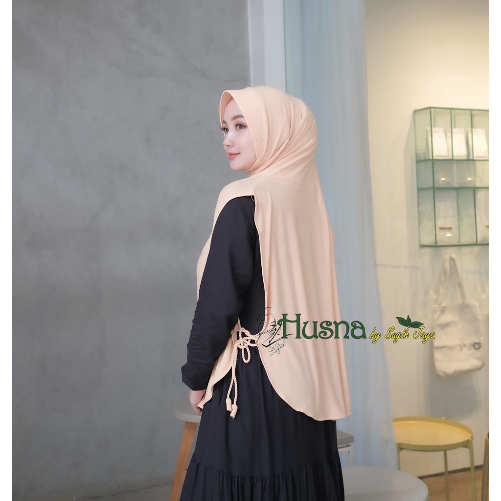 Terbaru Husna Hijab Sport khadijah Cardi Ropel Jersey Premium Zara