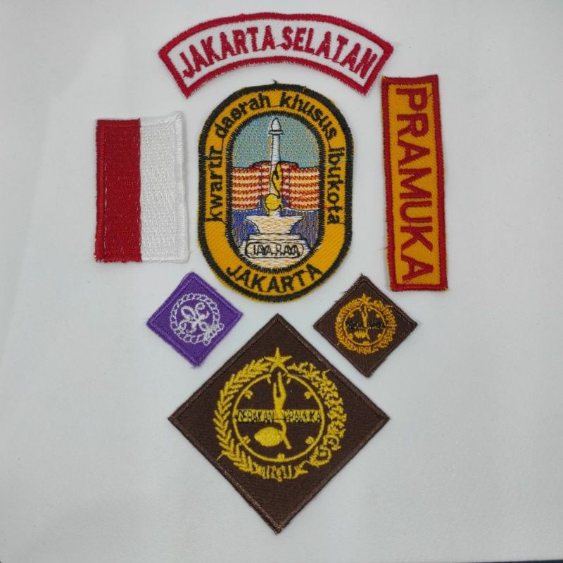 BET LOGO BORDIR PRAMUKA 1 SET JAKARTA ID