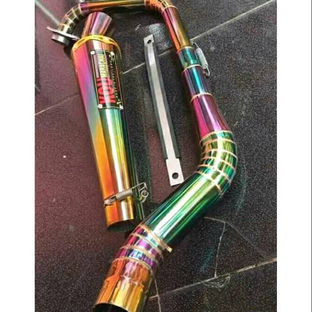 Knalpot kou kidal rainbow pnp vixion