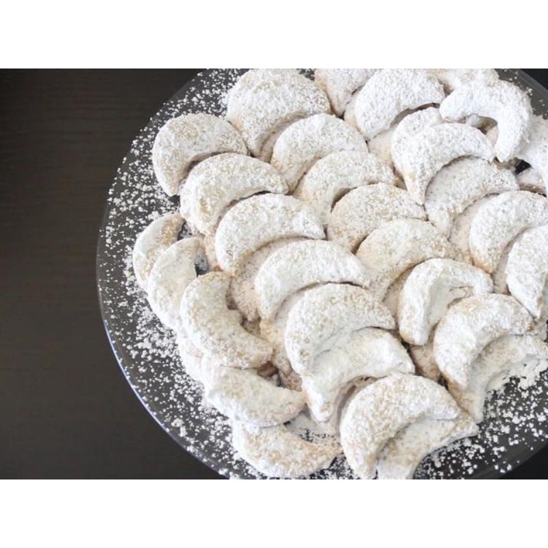 

TERLARIS KUE KERING // Putri Salju 250gr / Salju Keju / Homemade -/ Toples Bulat 400ml