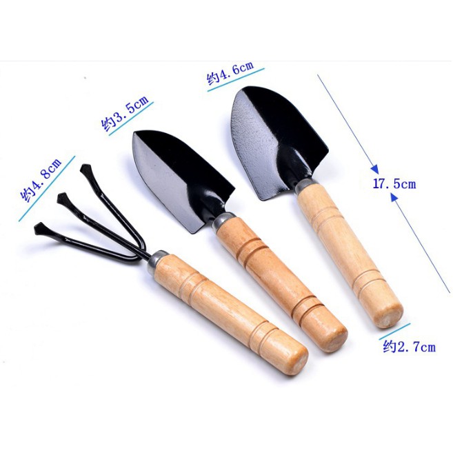 Alat berkebun mini set 3pcs garden tools sekop taman kebun tanaman