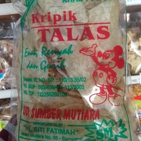 

Camilan Khas Madura; KRIPIK TALAS