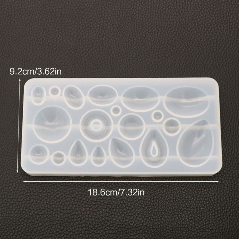 SIY  DIY Crystal Epoxy Pendant Mold Mirror Handmade Resin Molds Gypsum Making Necklace Accessories Tools